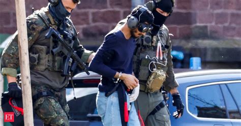Suspect in German stabbing attack brought to Karlruhe .